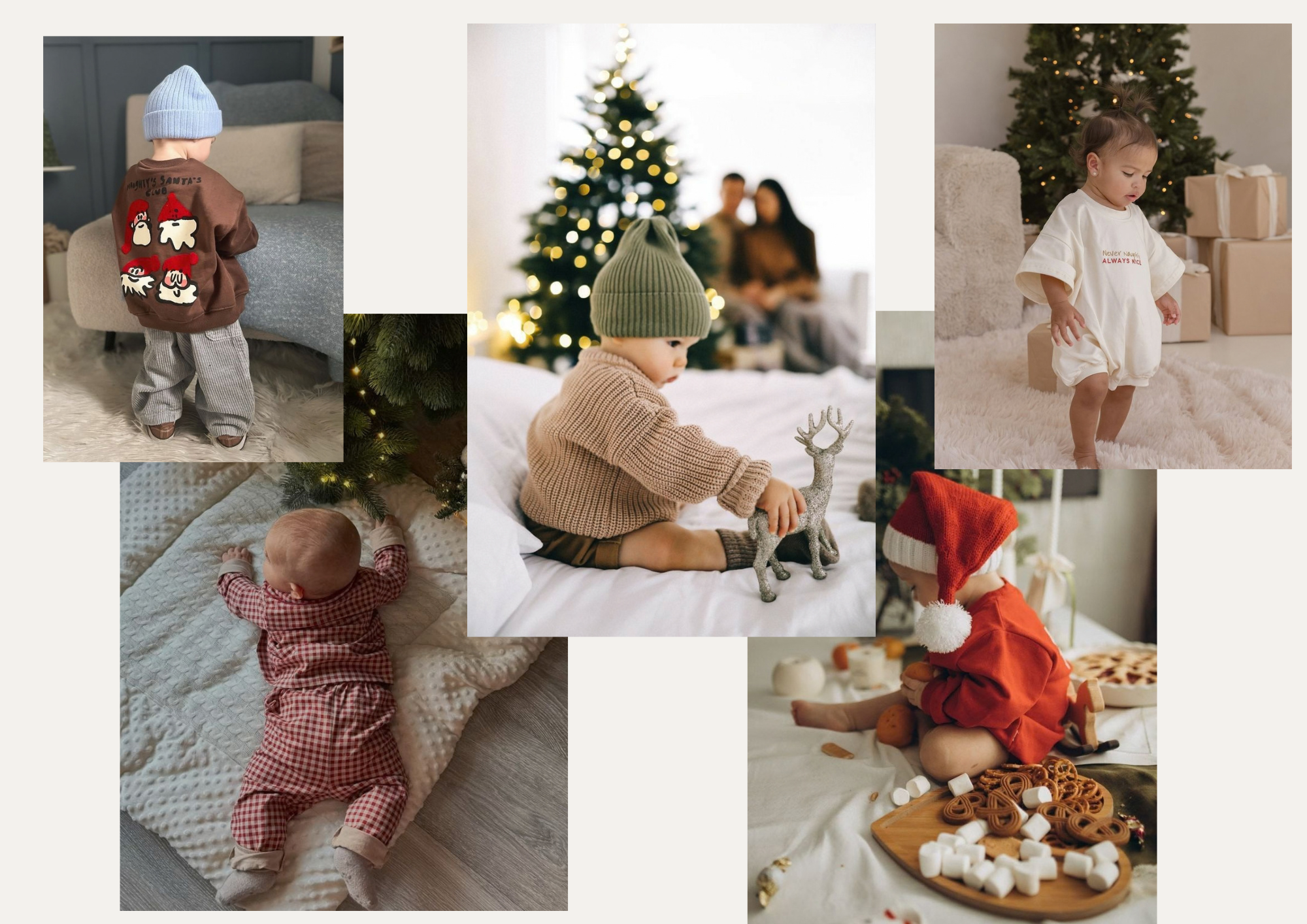 baby's first christmas photoshoot outfit inspiration