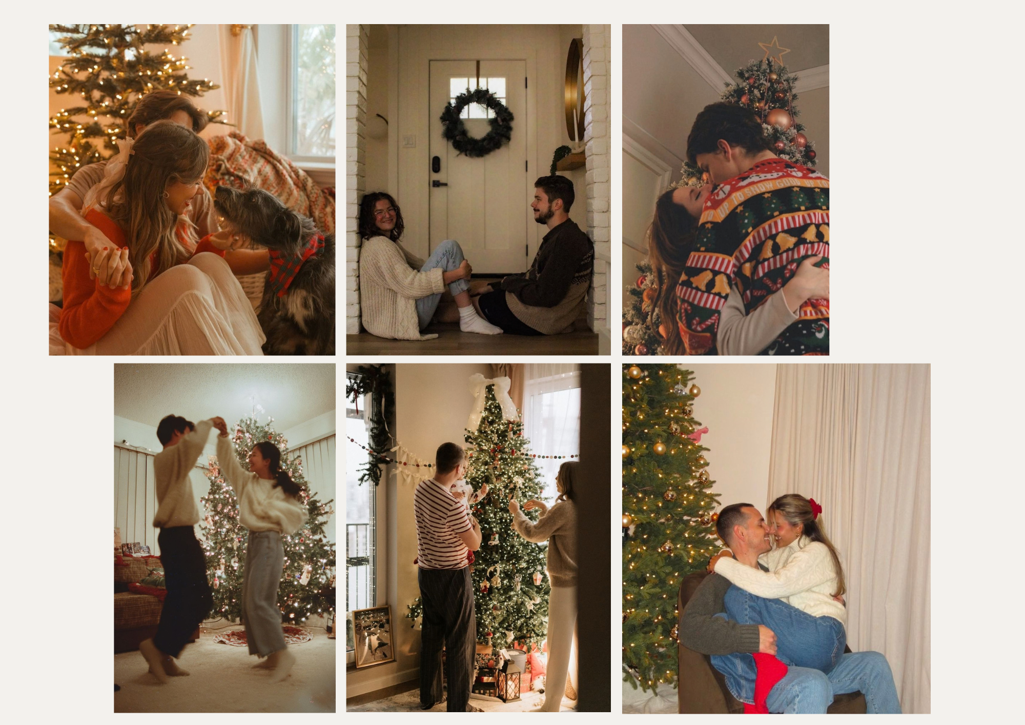 chirstmas for couple photoshoot outfit and vibe inspiration