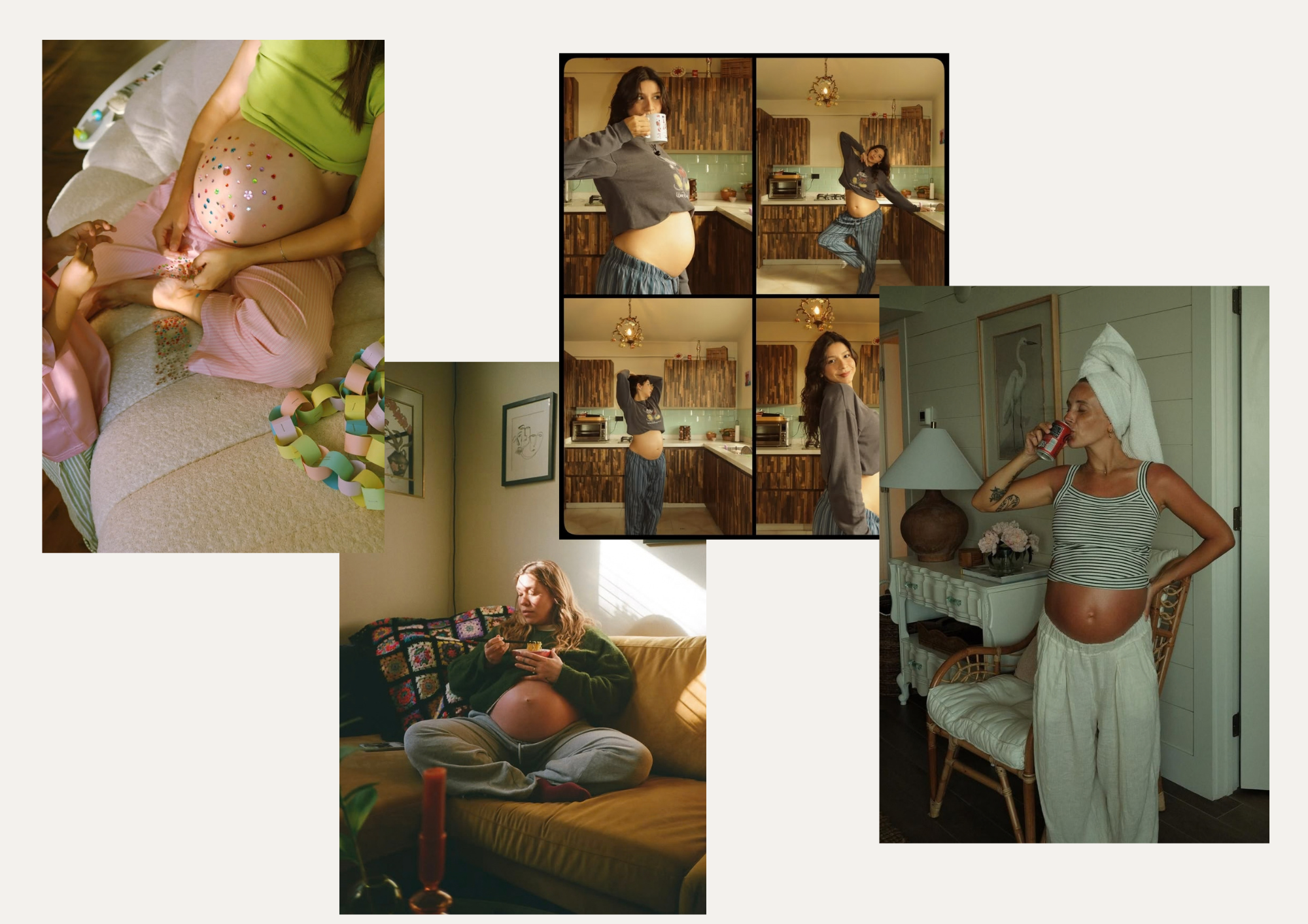 Colorful maternity photoshoot vibe inspiration